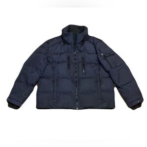 S13 The Downhill Bomber Goose Puffer Jacket in Ink Navy, Men’s size XXL / 2XL